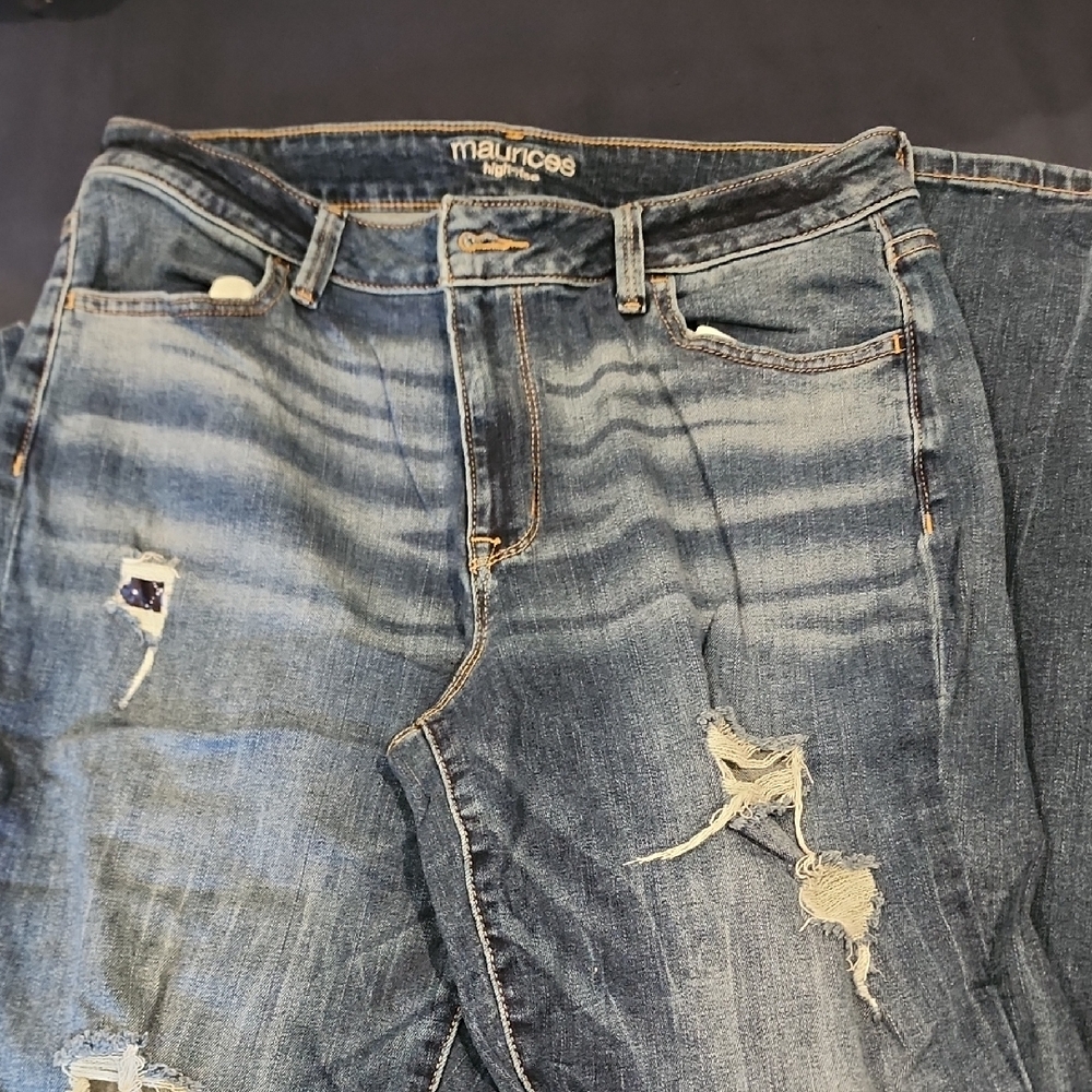 Maurices Ripped Denim Jeans